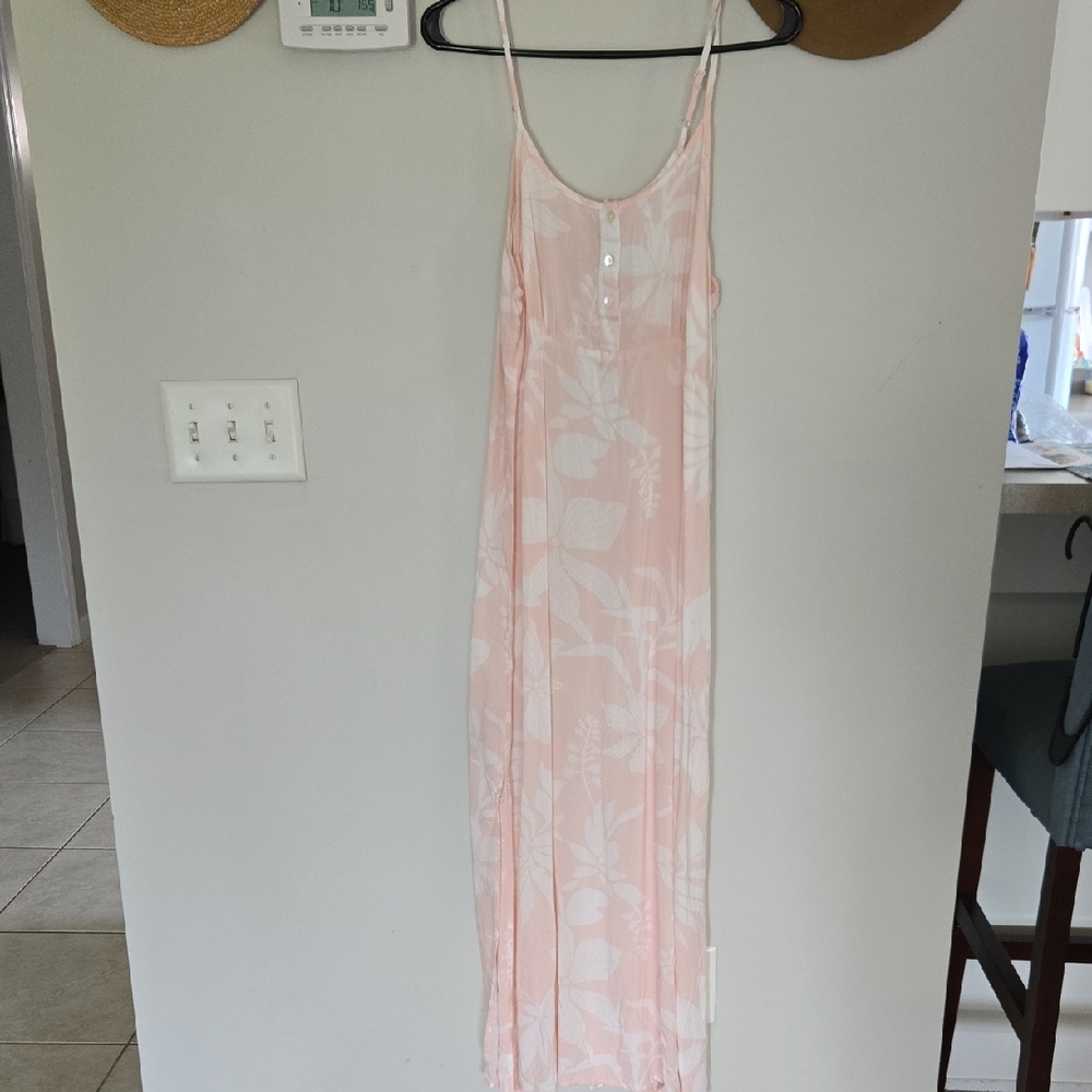 Kiwi Blush Pink Floral Maxi Dress